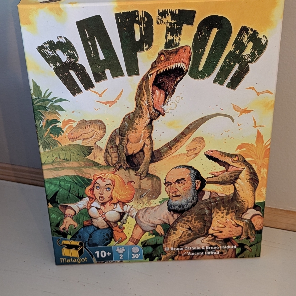 Raptor Board Game - Green and Yellow